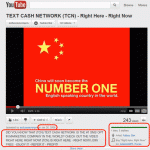 UPDATE: More Red Flags At 'Text Cash Network'; Firm's 'Official' Video Has YouTube Upload Date Of Nov. 15, 2011 -- But Same Video With Nearly 3-Year Old Upload Date Also Appears On YouTube For Same 'Opportunity'