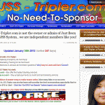 DISTURBING: JSS Tripler-Related Domain Listed In CONSOB Action Is Based In United States -- But Suddenly Starts Redirecting To 'JustBeenPaid' Site In The Netherlands; Claim That 'We're Not Located In Any Unfriendly Political Jurisdictions' Exposed As Rank Deception