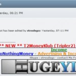JSS TRIPLER 2 (T2) UPDATE: Serial Ponzi-Board Huckster 'Strosdegoz' Deletes MoneyMakerGroup Link That Showed T2 Presence In The United States, Italy