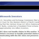 SEC Says Zeek Probe 'Is Continuing'; Agency Updates Information Page