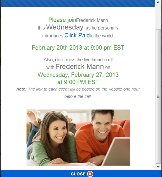 Frederick Mann is back, according to "ClickPaid."